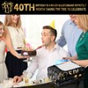 aisdfhsa 40th Birthday Gifts for Women & Men, 40th Wedding