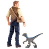 JURASSIC WORLD BASIC FIGURE Owen & Baby "Blue"