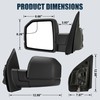 Driver Left Side Mirror Compatible with 2015-2020 Ford F-150, Power