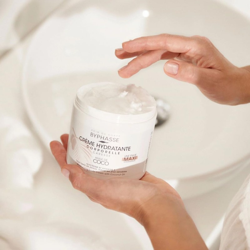 Moisturising Body Cream Byphasse Coconut oil (500 ml)
