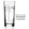 Rolf Glass Palm Tree Cooler Glass, Clear
