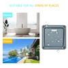 SuperInk Waterproof Outdoor 1-Gang 2-Way Light Switched,1Pack Single Weatherproof Light
