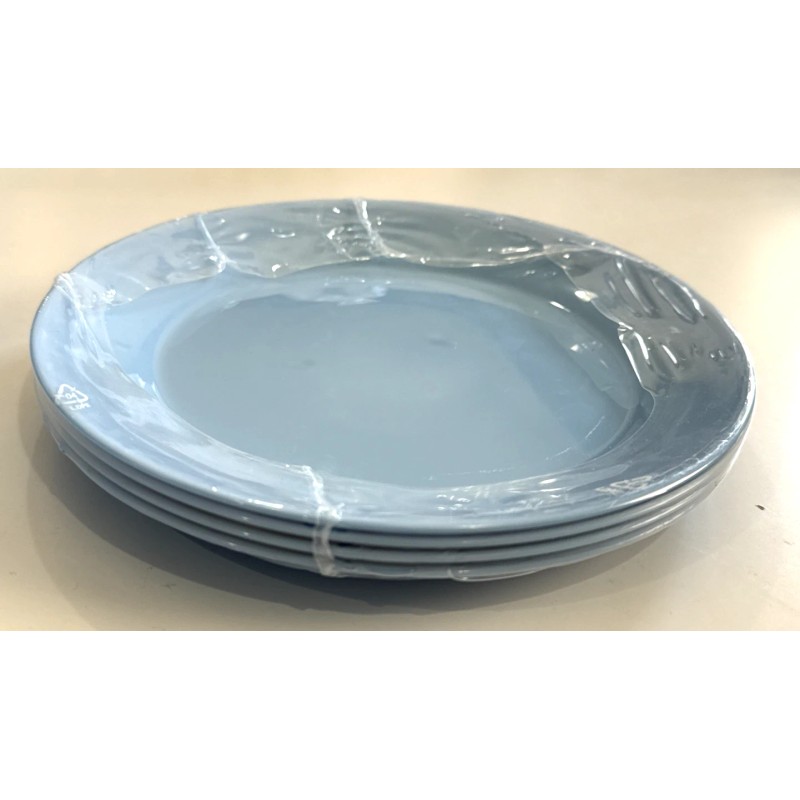 IKEA Lot of 4 IKEA Besegra Light Blue Dessert Plates