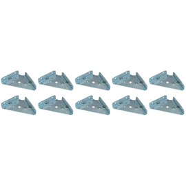 Corner MOUNTING Bracket 65 MM Brace Gusset Angle Fixing Cupboard Wall Unit x10