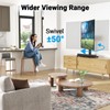 PERLESMITH Universal Swivel TV Stand for 24-60 inch TVs up
