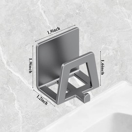 BOBOAR Sponge Holder for Kitchen Sink Caddy,2 Pcs Dish in Sink Sponge Holder for Kitchen Suction Organizer Rack