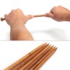 Bamboo Knitting Needle Set (3mm-10mm) 22 PCS Single Pointed Knitting