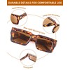 JM Fully Magnified Reading Sunglasses Women with Spring Hinge, Fashion