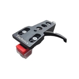 Unbranded AT3600L Cartridge+ Generic RED Diamond Needle +Technics Style HEADSHELL Black