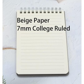 Yansanido Top Bound Spiral Notebook, 8 Pcs 4 Color A6 Size Thick Plastic Hardcover 7mm