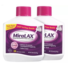 MiraLAX Mira LAX Powder Laxative, 68 Doses, EXP 02/26