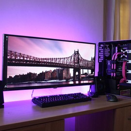 XYOP Led Strip Lights Battery Powered RGB 2M 6.56ft Battery Operated Led Battery Lights with 3 Keys Controller Waterproof Battery Led Rope Lights for TV, Bedroom, Mirror, PC, Camping & Home Decoration