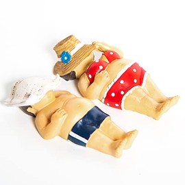 Logbuch-Verlag Vacationer Couple Man Woman Gift Travel Honeymoon Maritime Decoration 10 cm Wedding Symbol