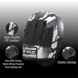 MCD Boxing Gloves and Pads Set 6oz, 8oz, 10oz, 12oz, 14oz, 16oz Boxing Set Adult & Kids Sparing Pads and Mitts for Women & Men, Adult & Kids Boxing Gloves and Pads Set (Silver, 6oz)