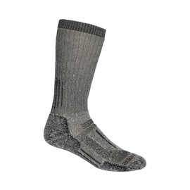 Icebreaker Merino Men's Mountaineer Wool Sock Mid-Calf, Jet Hthr, Medium