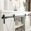 skysen Cabinet Sliding Barn Door Hardware Kit Super Mini Sliding