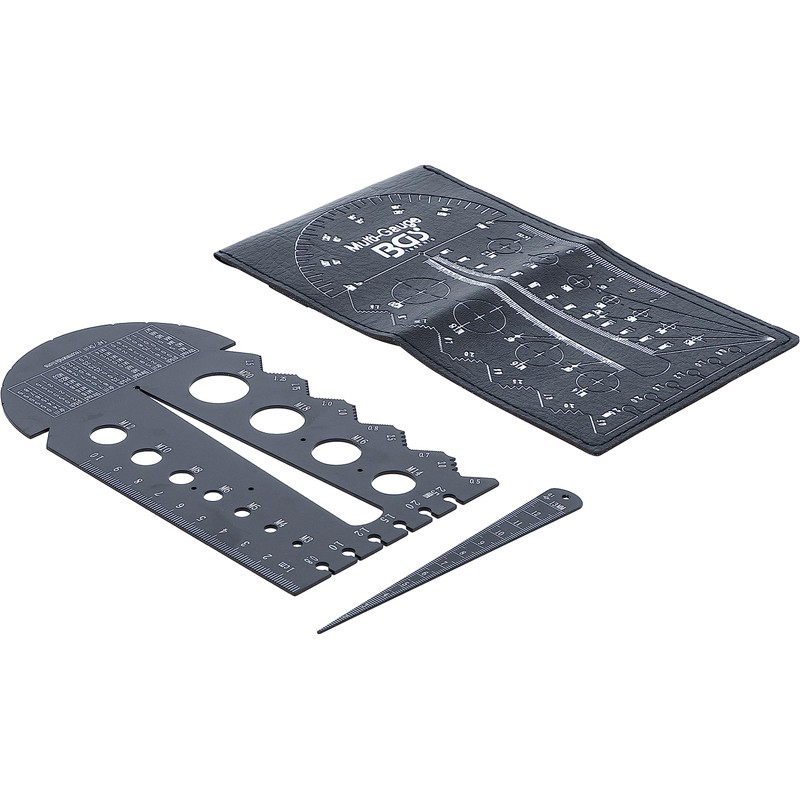 BGS 74247 | Screwpitch Gauge and Thread Template | Metric