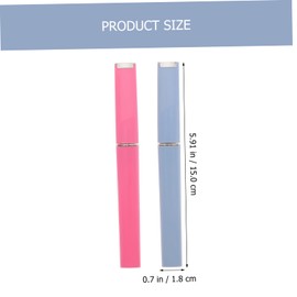 Baluue Crystal Glass Nail Files 4pcs Professional Nail Grinding Tools for Women Portable Manicure Equipment for Home and Travel Use