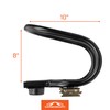 CargoSmart Motorcycle Wheel Chock — Connects to X-Track and E-Track