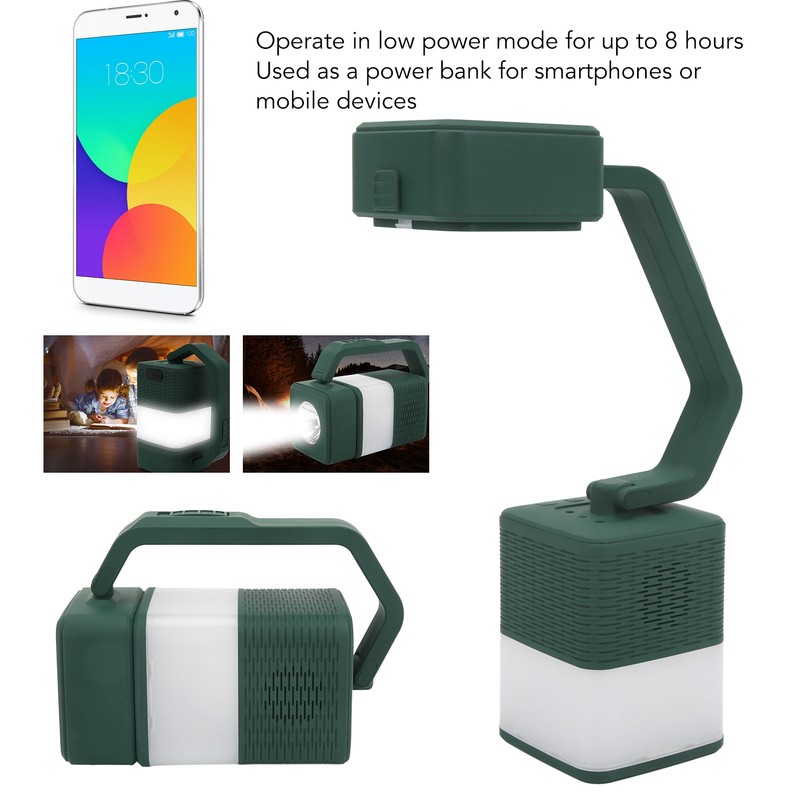 Rechargeable Lantern Built in Bluetooth Speaker Outdoor Camping Light for