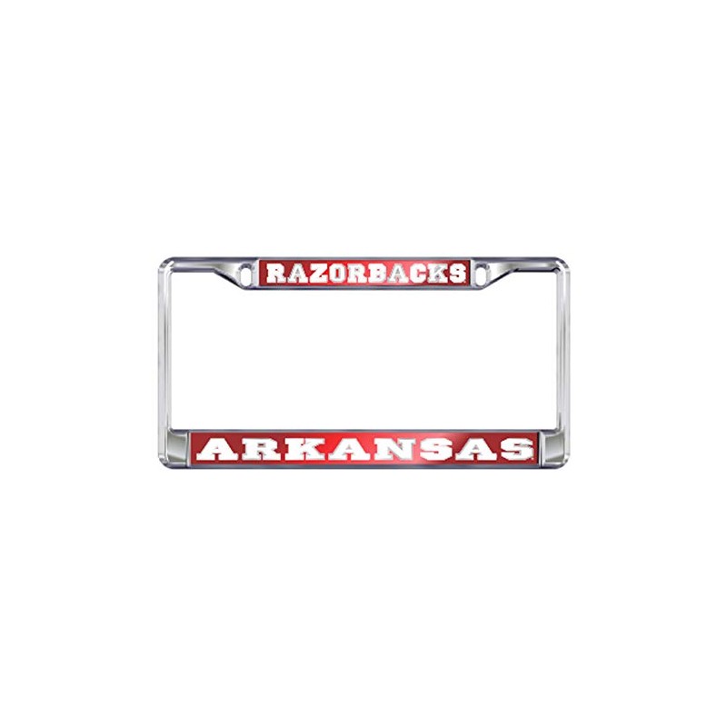 Arkansas Razorbacks Plate_Frame (MIRROR DOMED ARK PLATE FRAME (11111))