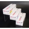 EPOSGEAR Two Step Tier Clear or Coloured Acrylic Plastic Retail