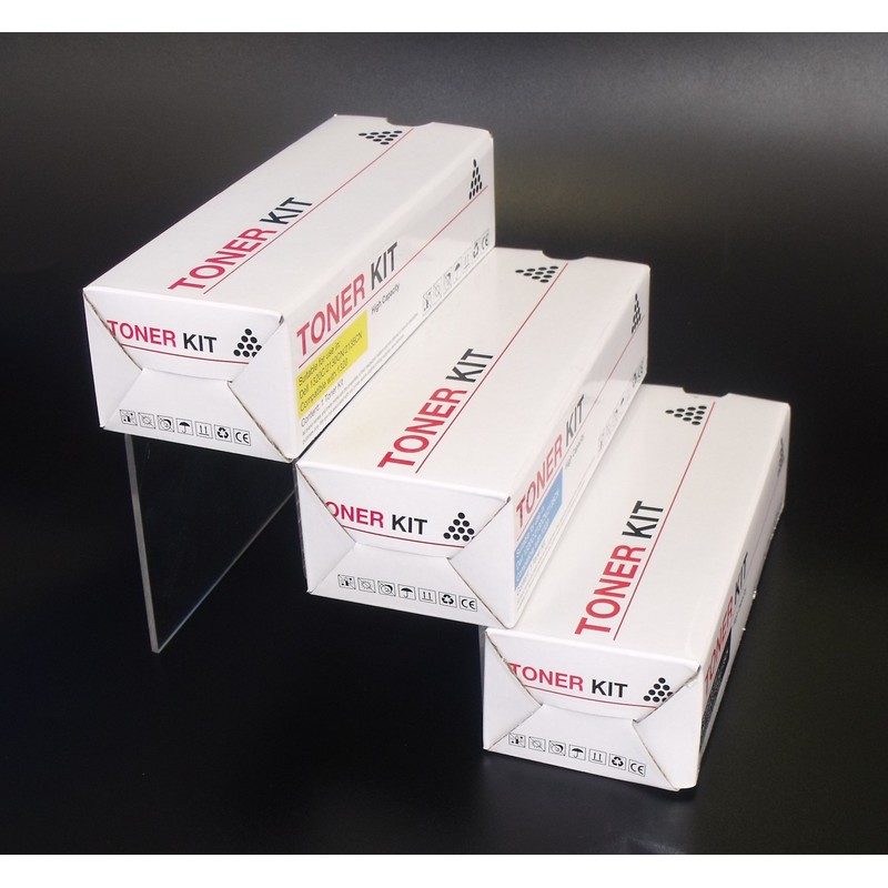 EPOSGEAR Two Step Tier Clear or Coloured Acrylic Plastic Retail