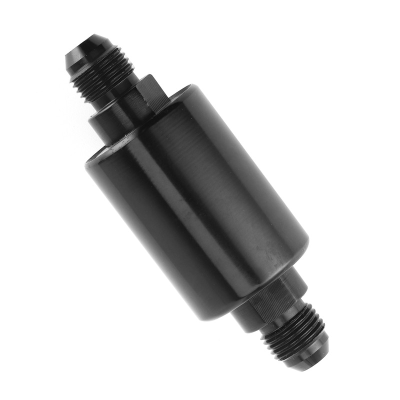 Car High Flow Inline Fuel Filter Aluminium Alloy 100 Micron