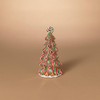 Gerson Battery Operated Lighted Clay Dough Holiday Candy Tree, 9.5