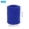 PATIKIL Sports Wristbands 8x8cm 12pcs Coton Terry Cloth Sweat Band