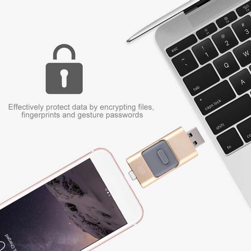 64G Portable Three in one Mini U Disk Large Capacity