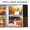 Samsill 100 Pack 5x7 Photo Album Refills, 100 Pictures, 3-Ring