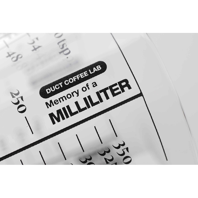 DUCT COFFEE LAB GLASS ORIGINAL MEASURING GLASS (Black)