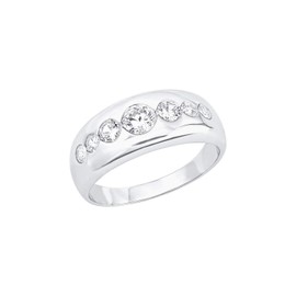s.Oliver 32013185 Women's Ring 925 Silver 7 Zirconia 54 Silver, Silver Silver Zirconia