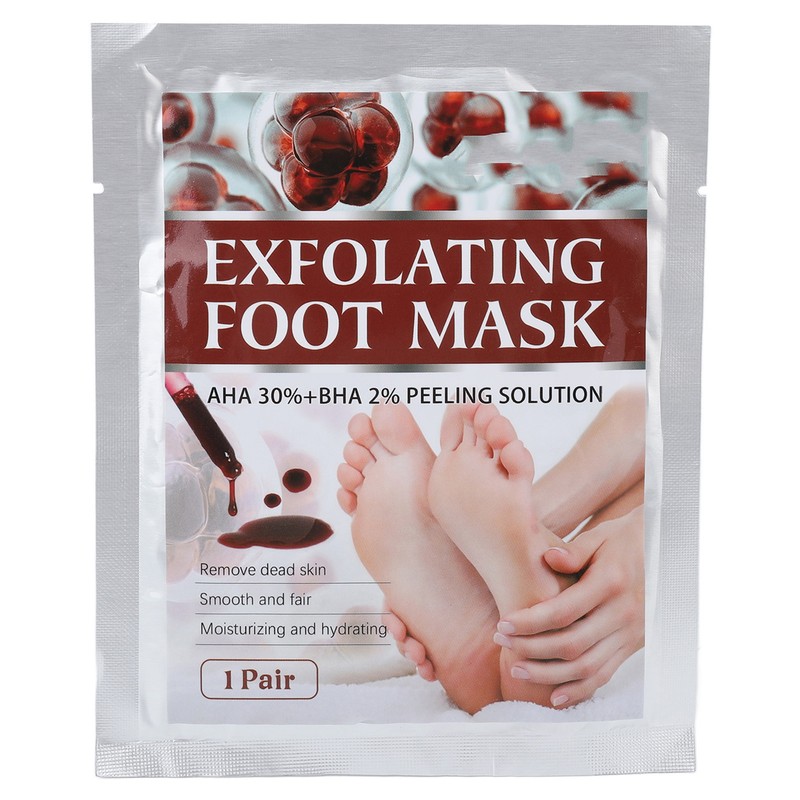 5 Pieces Exfoliating Foot Peel Mask Hydrating Moisturizing Smoothing for