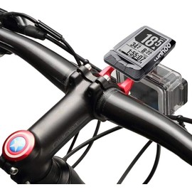 Silverock Wahoo Elemnt Bolzenhalterung, Wahoo Halterung für Wahoo Elemnt, Wahoo Elemnt Bolt, Wahoo Elemnt Mini, Beleuchtungsadapter für GoPro und Fahrrad (Mount Wahoo)