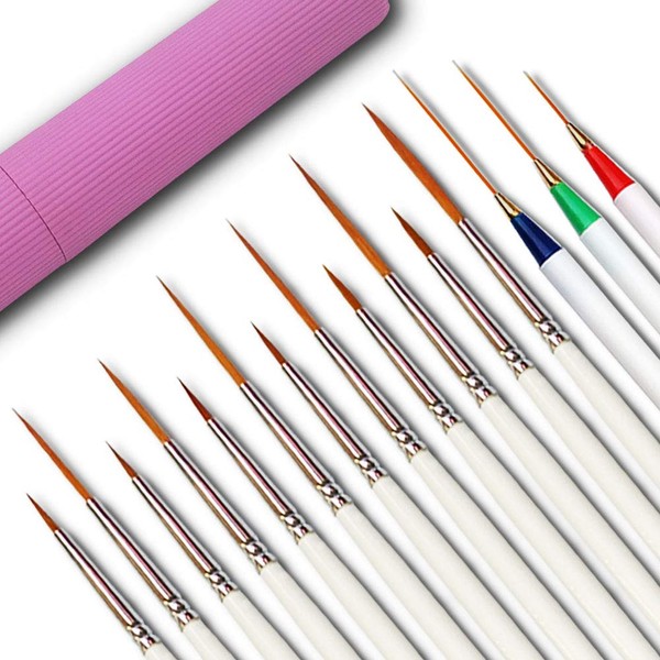 Detail Fine Paintbrush Artist Paint Brush Set Tip | for