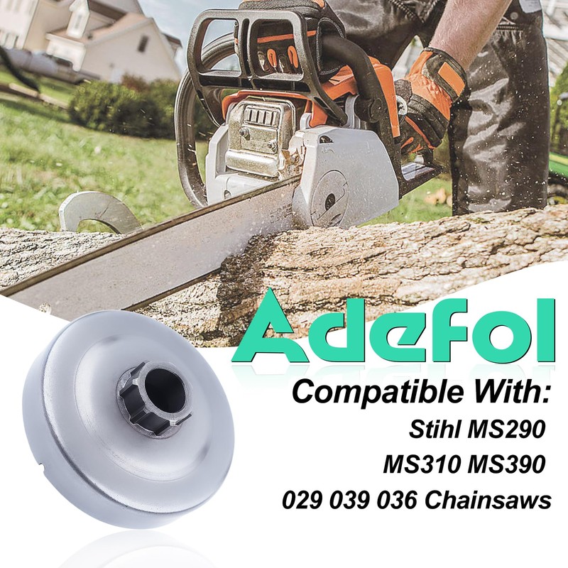 Adefol Chainsaw 325"- 9T Clutch Drum Sprocket Kit for Stihl