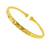 Happyyami Cuff Bracelet Bangle Open Adjustable Gold Plated Babysbreath Infinity