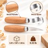 Wood Carving Hook Knife – Ergonomic Curved Chisel Spoon Carving