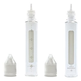 Unicorn Bottles 30ml Set of 8 Child Lock Graduated Liquid Portable Light Filtering with Label Space (Clear)