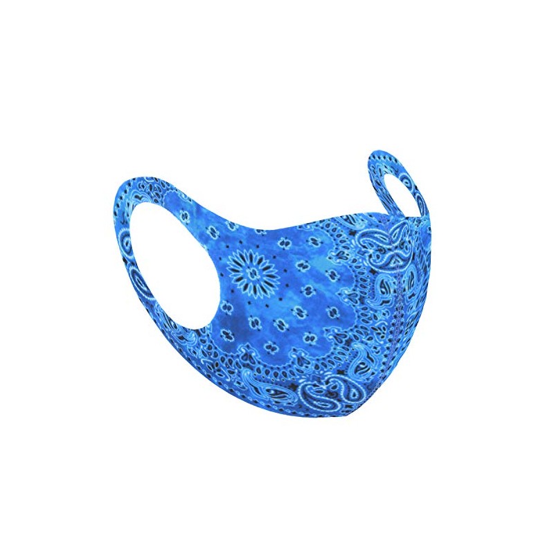 Zac's Alter Ego Non Medical Turquoise Acid Wash Retro Paisley