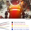 DREAMIZER Motorcycle LED Tail Light Fender Edge Brake Taillight with