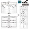 FINTA FT3516 Soccer Referee Recording Paper, Set of 10