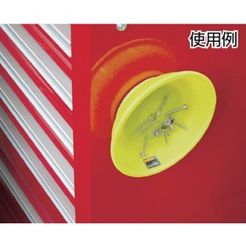 TRUSCO TJMT-150-BK Resin Magnetic Tray, Black