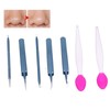Blackhead Remover Tweezers Kit with Hot Compress Towel Clean Brush