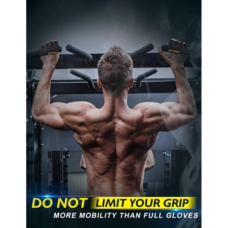 KUTOOK Gym Gloves Men Women Weight Lifting Fitness Training Hand