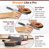 EdgeForge™ Rolling Knife Sharpener Kit - Dual-Grit Diamond & Ceramic
