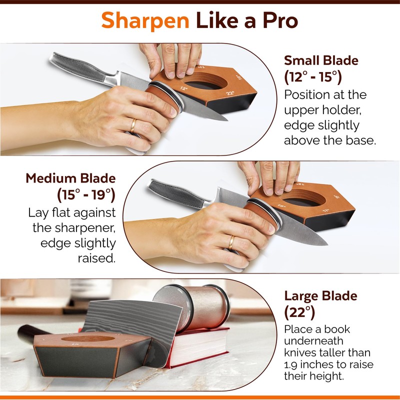 EdgeForge™ Rolling Knife Sharpener Kit - Dual-Grit Diamond & Ceramic