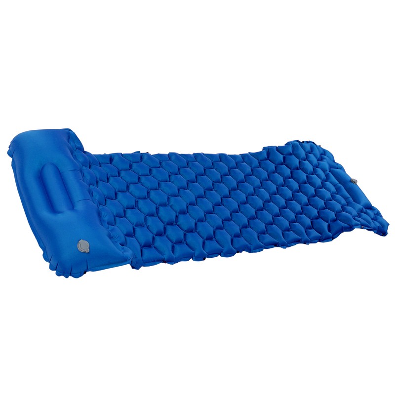 Camping Sleeping Pad Mat Foot Press Inflatable Cushion Mattress for